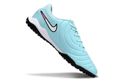 Men's Nike Tiempo Legend 10 Academy TF Football Shoes - Jade/White/Pink