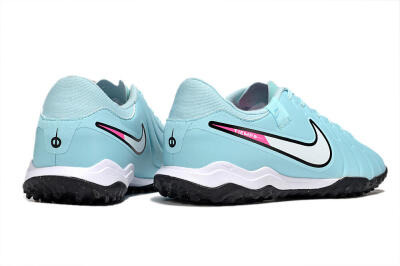 Men's Nike Tiempo Legend 10 Academy TF Football Shoes - Jade/White/Pink