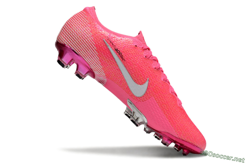 Men's Nike Air Zoom Mercurial Vapor 13 Elite FG Football Boots - Pink/White/Silver 4