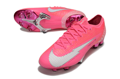 Men's Nike Air Zoom Mercurial Vapor 13 Elite FG Football Boots - Pink/White/Silver