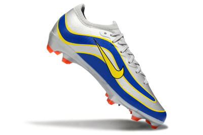 Men's Nike Air Zoom Mercurial Vapor 16 Elite FG Football Boots - Silver/Blue/Yellow