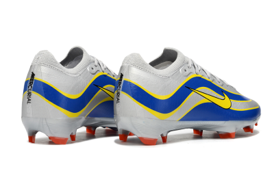 Men's Nike Air Zoom Mercurial Vapor 16 Elite FG Football Boots - Silver/Blue/Yellow