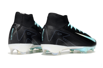 Unisex Nike Air Zoom Mercurial Superfly 10 Elite FG Football Boots - Black/Jade