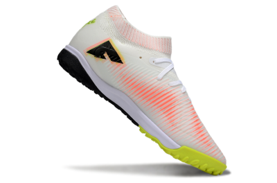 Men's Puma Future 8 Ultimate TF Football Shoes - White/Pink/Yellow