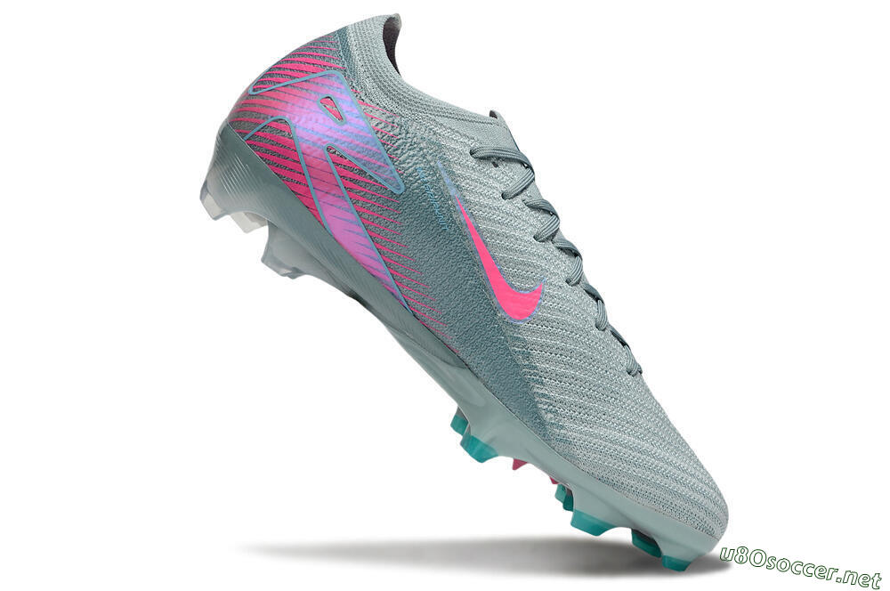 Men's Nike Air Zoom Mercurial Vapor 16 Elite FG Football Boots - Jade/Pink 4