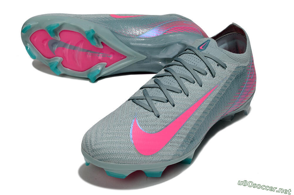 Men's Nike Air Zoom Mercurial Vapor 16 Elite FG Football Boots - Jade/Pink 3