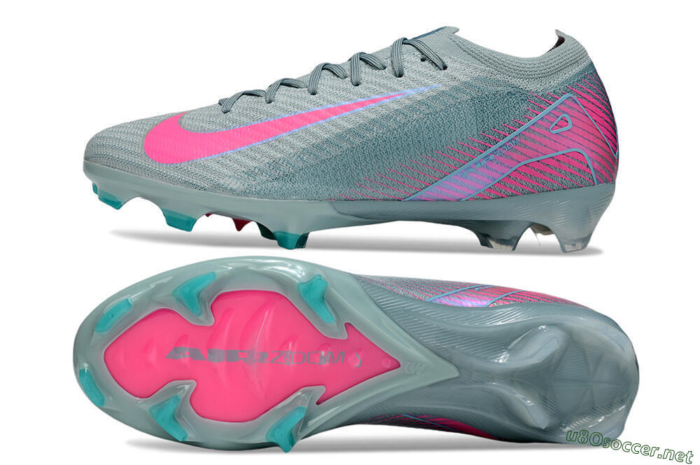 Men's Nike Air Zoom Mercurial Vapor 16 Elite FG Football Boots - Jade/Pink 1