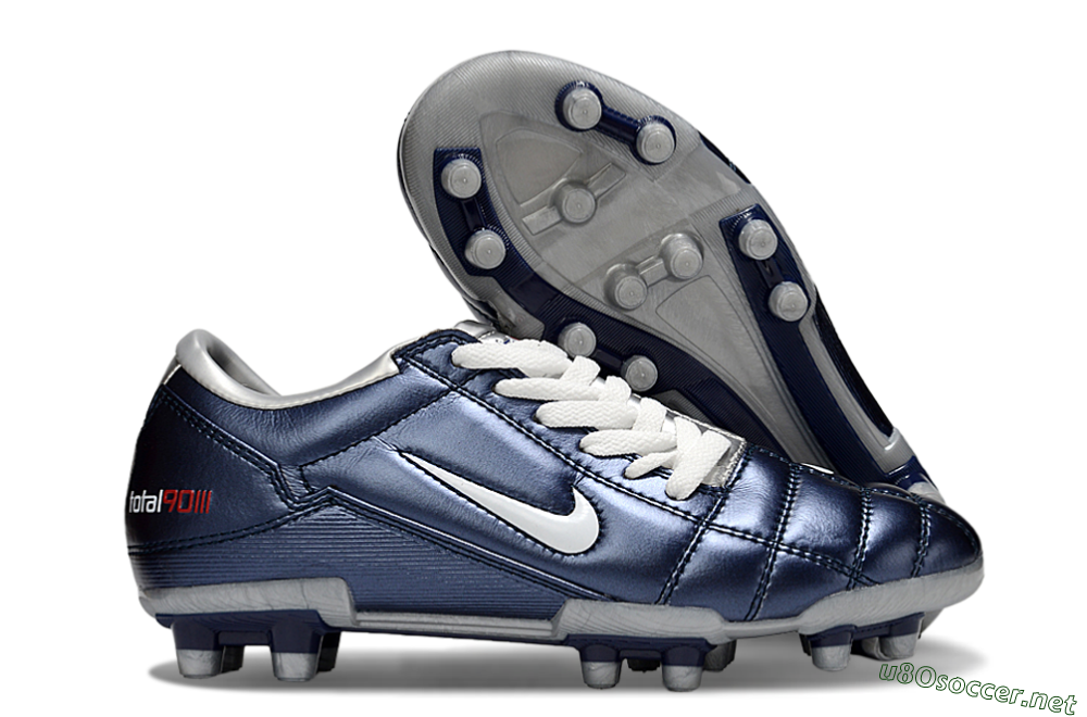 Men's Nike Total 90 III FG Football Boots - Blue/White 2