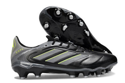 Men's Adidas Copa Pure 3 Elite FG Football Boots - Black/Grey/Yellow