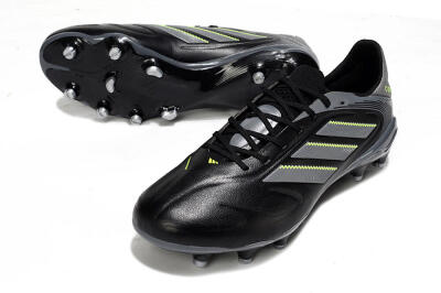 Men's Adidas Copa Pure 3 Elite FG Football Boots - Black/Grey/Yellow