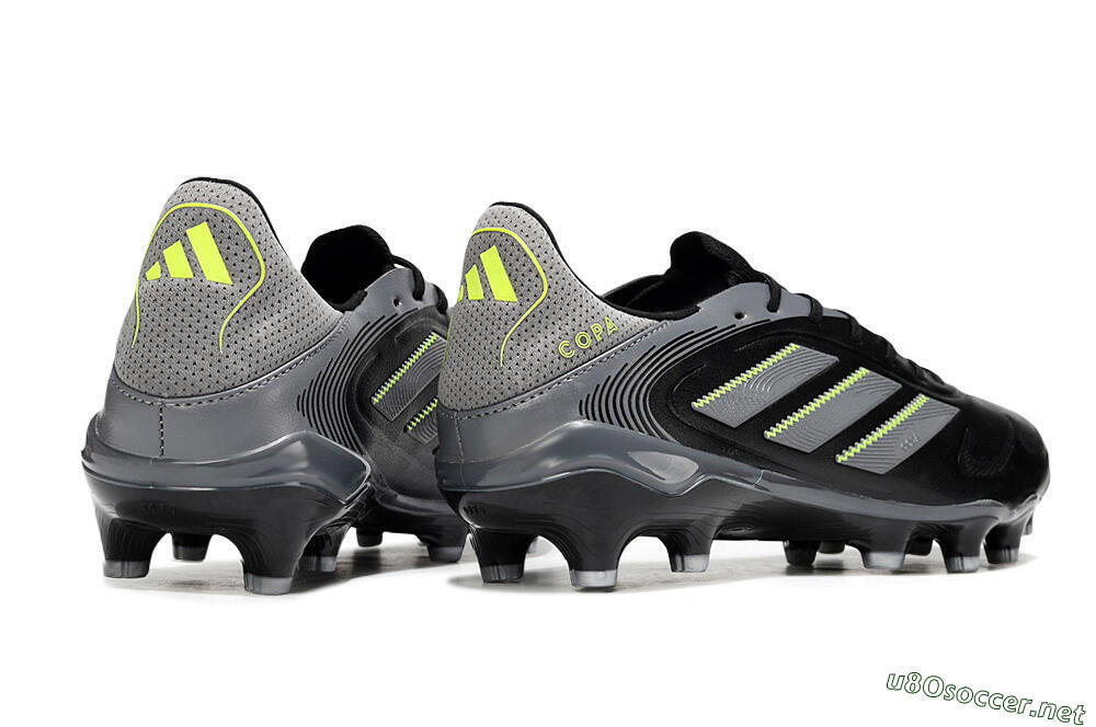 Men's Adidas Copa Pure 3 Elite FG Football Boots - Black/Grey/Yellow 6