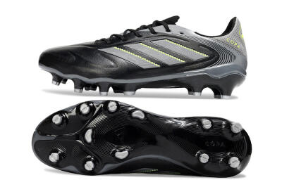 Men's Adidas Copa Pure 3 Elite FG Football Boots - Black/Grey/Yellow