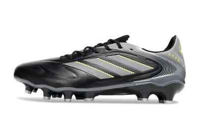Men's Adidas Copa Pure 3 Elite FG Football Boots - Black/Grey/Yellow