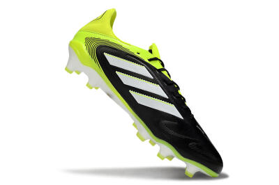 Men's Adidas Copa Pure 3 Elite FG Football Boots - Black/White/Yellow