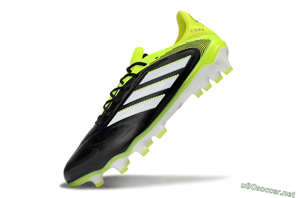 Men's Adidas Copa Pure 3 Elite FG Football Boots - Black/White/Yellow 5
