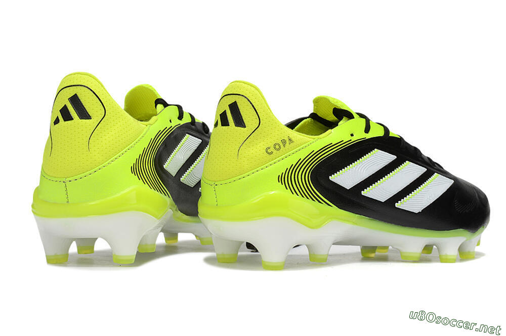 Men's Adidas Copa Pure 3 Elite FG Football Boots - Black/White/Yellow 6