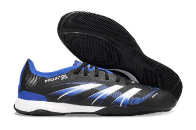 Men's Adidas Predator 25 Elite IC Football Shoes - Black/Blue/White