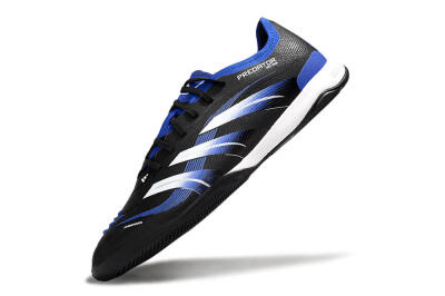 Men's Adidas Predator 25 Elite IC Football Shoes - Black/Blue/White