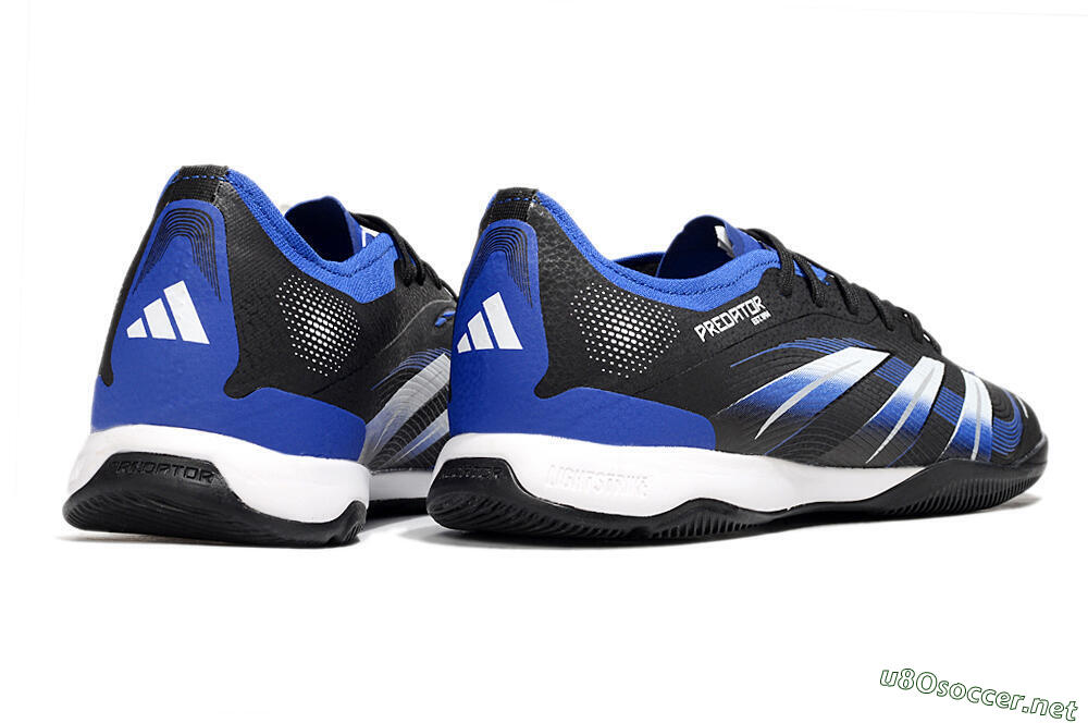 Men's Adidas Predator 25 Elite IC Football Shoes - Black/Blue/White 6