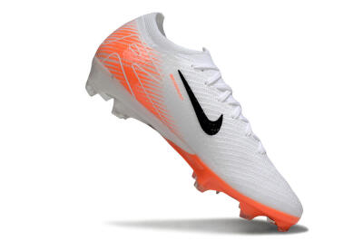 Men's Nike Air Zoom Mercurial Vapor 16 Elite FG Football Boots - White/Black/Orange
