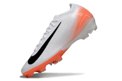 Men's Nike Air Zoom Mercurial Vapor 16 Elite FG Football Boots - White/Black/Orange