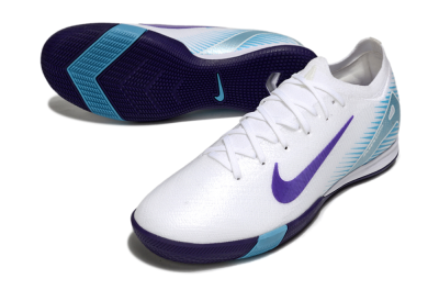 Men's Nike Air Zoom Mercurial Vapor 16 Elite IC Football Shoes - White/Purple/Pink