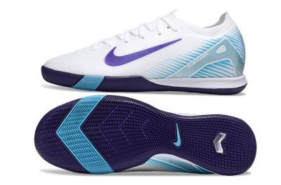 Men's Nike Air Zoom Mercurial Vapor 16 Elite IC Football Shoes - White/Purple/Pink