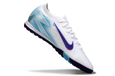 Unisex Nike Air Zoom Mercurial Vapor 16 Elite TF Football Shoes - White/Purple/Pink