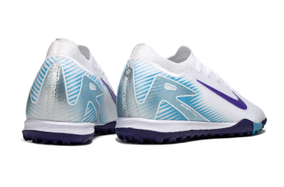 Unisex Nike Air Zoom Mercurial Vapor 16 Elite TF Football Shoes - White/Purple/Pink