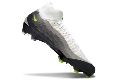 Men's Nike Air Zoom Mercurial Superfly 10 Elite FG Football Boots - White/Grey/Yellow