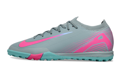 Men's Nike Air Zoom Mercurial Vapor 16 Elite TF Football Shoes - Jade/Pink/Silver