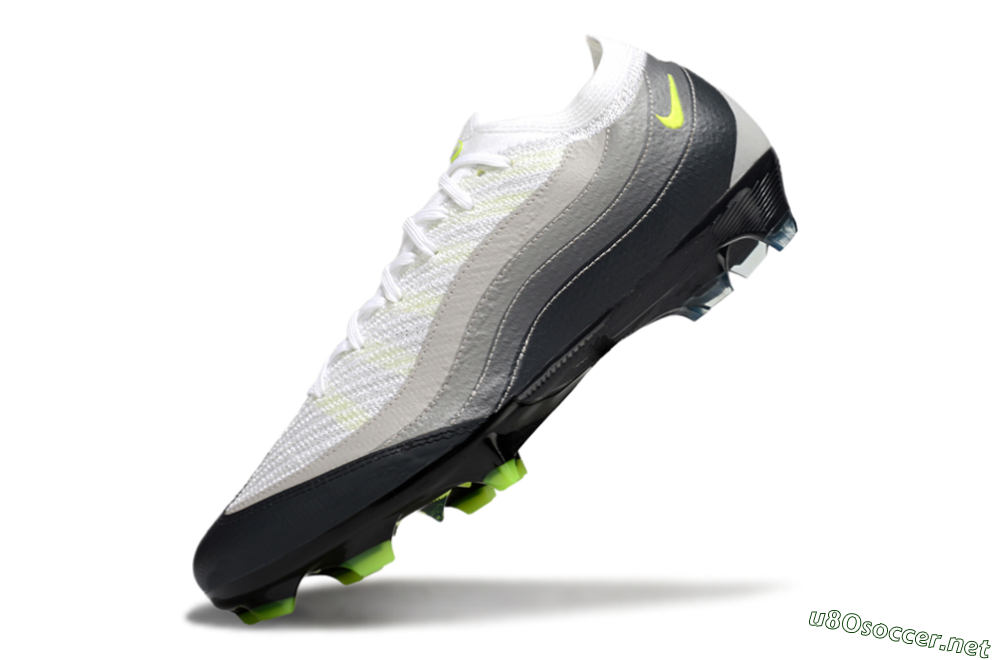 Men's Nike Air Zoom Mercurial Vapor 16 Elite FG Football Boots - White/Grey/Yellow 5