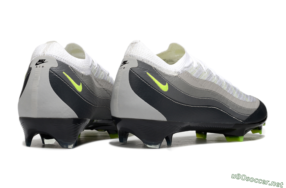 Men's Nike Air Zoom Mercurial Vapor 16 Elite FG Football Boots - White/Grey/Yellow 6