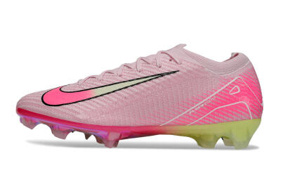 Unisex Nike Air Zoom Mercurial Vapor 16 Elite FG Football Boots - Pink/White/Yellow