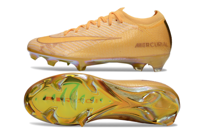 Unisex Nike Air Zoom Mercurial Vapor 16 Elite FG Football Boots - Gold/Gold