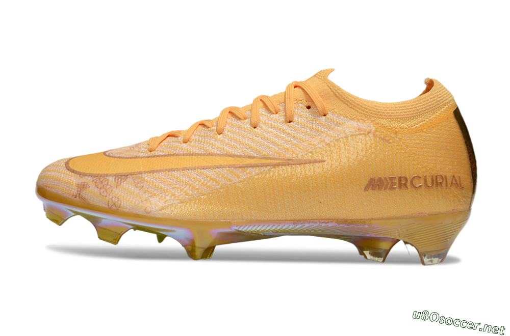 Unisex Nike Air Zoom Mercurial Vapor 16 Elite FG Football Boots - Gold/Gold 0