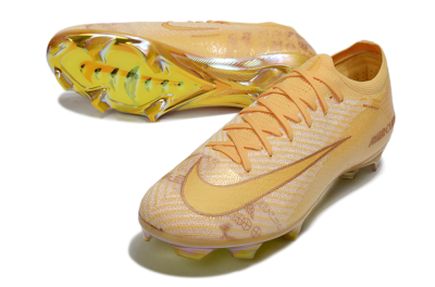 Unisex Nike Air Zoom Mercurial Vapor 16 Elite FG Football Boots - Gold/Gold