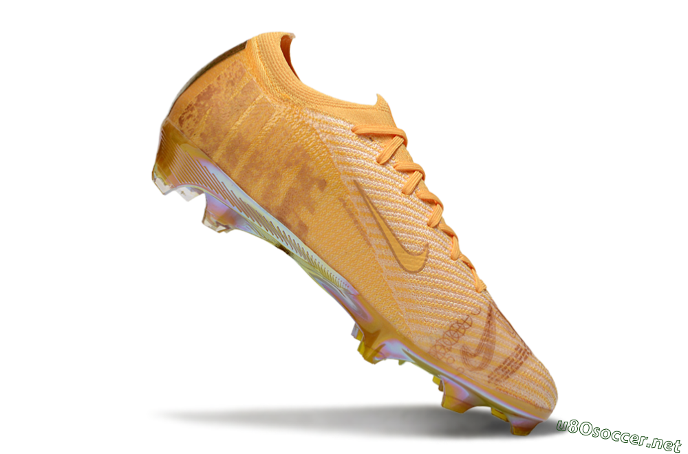 Unisex Nike Air Zoom Mercurial Vapor 16 Elite FG Football Boots - Gold/Gold 4