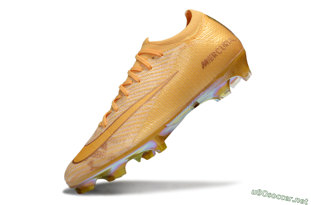 Unisex Nike Air Zoom Mercurial Vapor 16 Elite FG Football Boots - Gold/Gold 5
