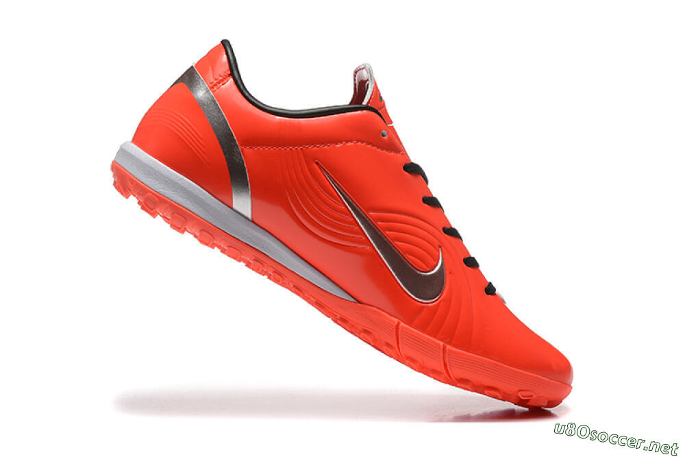 Men's Nike Air Zoom Mercurial Vapor 1 Elite TF Football Shoes - Red/Silver 7