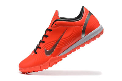 Men's Nike Air Zoom Mercurial Vapor 1 Elite TF Football Shoes - Red/Silver