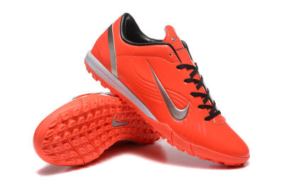 Men's Nike Air Zoom Mercurial Vapor 1 Elite TF Football Shoes - Red/Silver