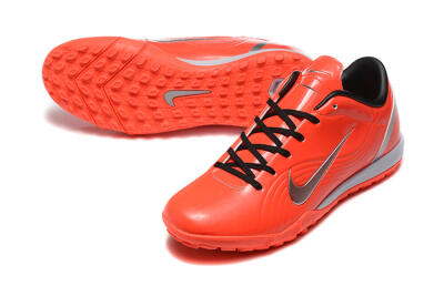 Men's Nike Air Zoom Mercurial Vapor 1 Elite TF Football Shoes - Red/Silver