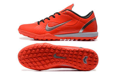 Men's Nike Air Zoom Mercurial Vapor 1 Elite TF Football Shoes - Red/Silver