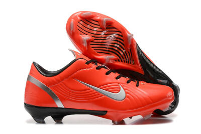 Men's Nike Air Zoom Mercurial Vapor 1 Elite FG Football Boots - Red/Silver