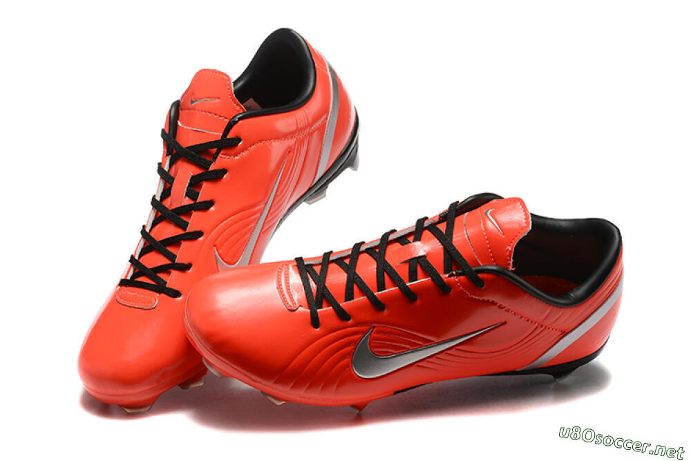 Men's Nike Air Zoom Mercurial Vapor 1 Elite FG Football Boots - Red/Silver 6