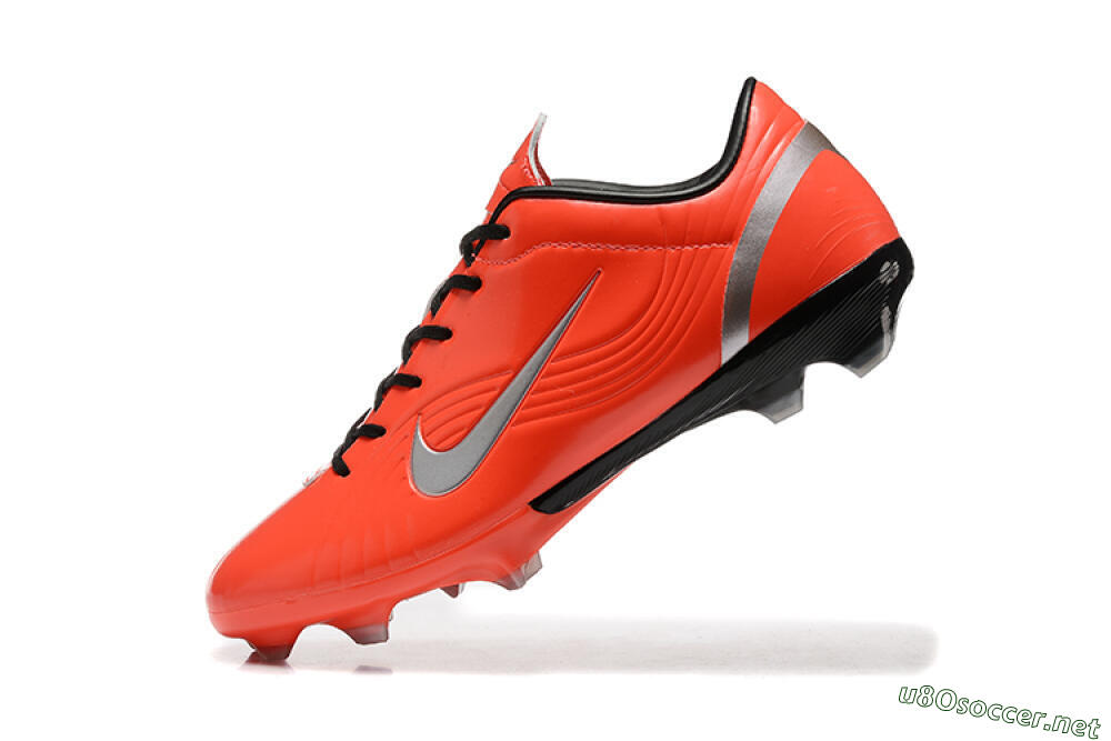 Men's Nike Air Zoom Mercurial Vapor 1 Elite FG Football Boots - Red/Silver 8