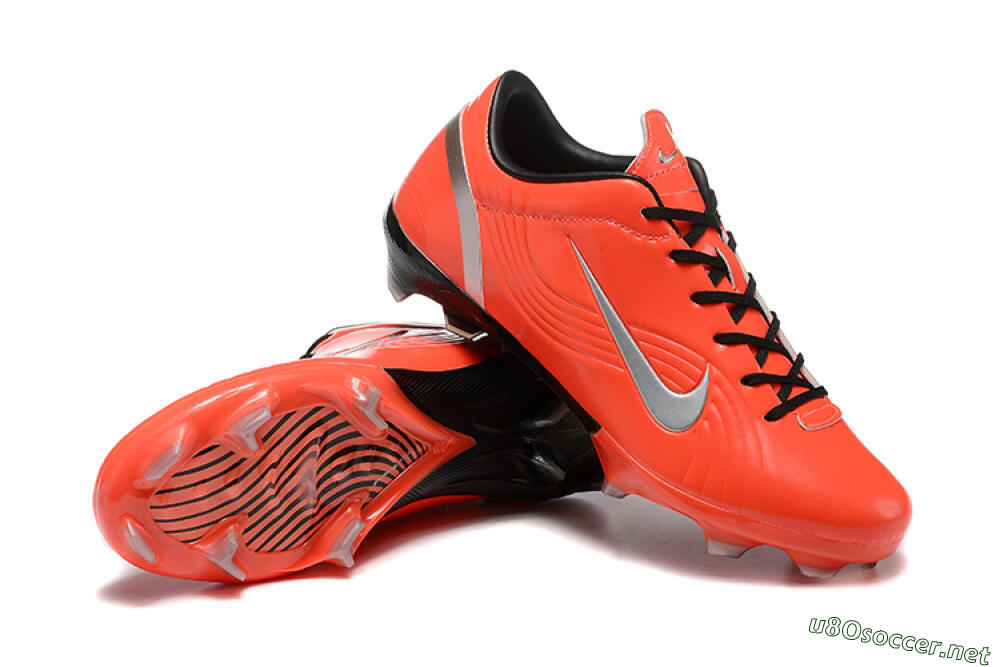 Men's Nike Air Zoom Mercurial Vapor 1 Elite FG Football Boots - Red/Silver 4