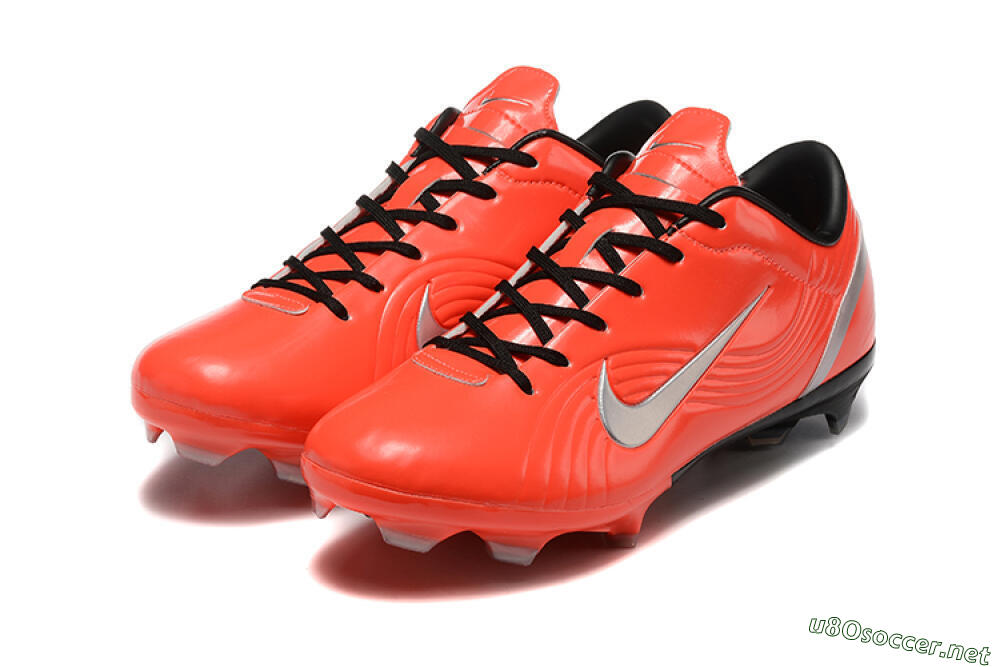 Men's Nike Air Zoom Mercurial Vapor 1 Elite FG Football Boots - Red/Silver 5
