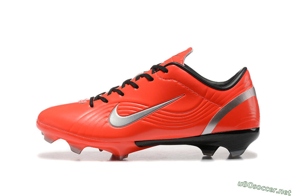 Men's Nike Air Zoom Mercurial Vapor 1 Elite FG Football Boots - Red/Silver 0